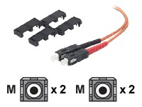 CDW 5m Multimode Duplex Fiber Cable, SC/SC MMF 62.5/125
