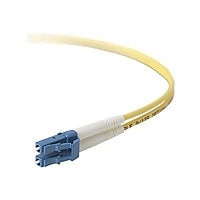 Belkin 2M OS1 Singlemode Duplex Fiber Patch Cable LC/LC 8.3/125 Yellow
