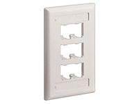 Main image 1 for Panduit MINI-COM Classic Series Faceplates with Label and Label Cover - fac