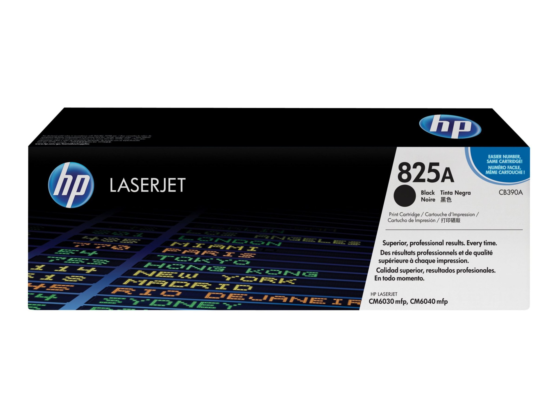 HP 825A - black - original - LaserJet - toner cartridge (CB390A)