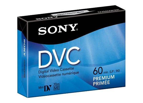 Sony DVM-60PRR Premium - Mini DV tape - 1 x 60min