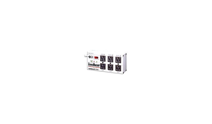 Tripp Lite Isobar Surge Protector Strip Metal 6 Outlet 6ft Cord 3330 Joules