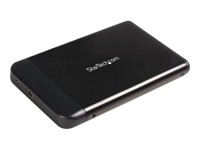 StarTech.com 2.5in Black USB 2.0 External Hard Drive Enclosure for SATA HDD