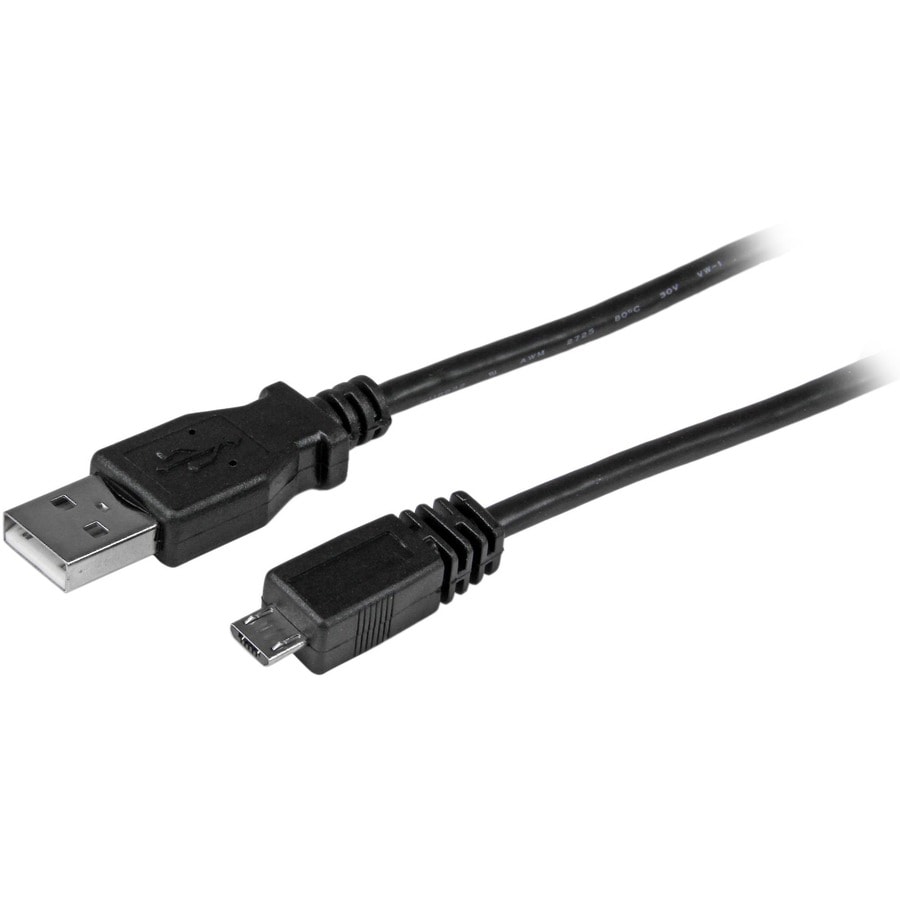 StarTech.com 3ft USB to Micro USB Cable - USB A to Micro B Charging Cable f