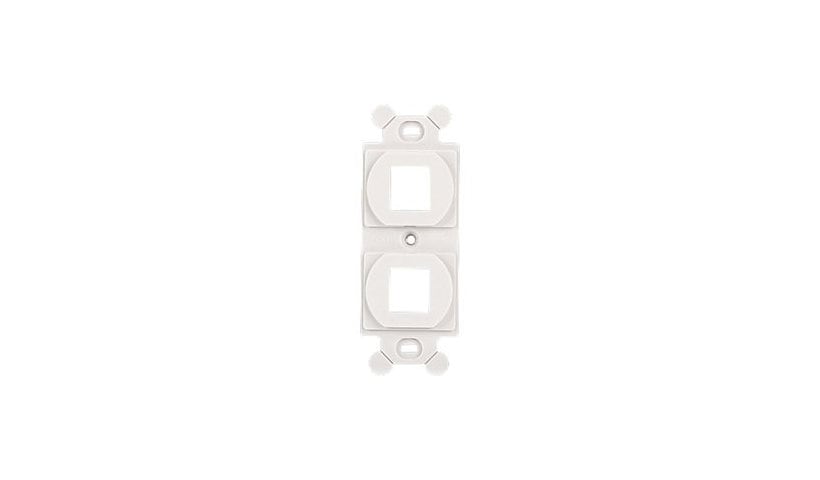 Panduit NetKey 106 Duplex Module Frame - wall mount frame kit