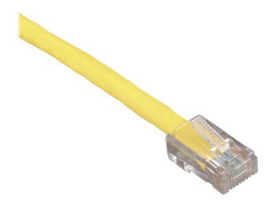 Black Box 3ft Yellow Cat5 CAT5e UTP Patch Cable, 350Mhz, No Boot, 3'