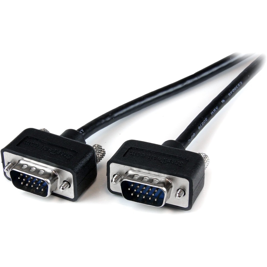 StarTech.com 6 ft Low Profile High Resolution Monitor VGA Cable HD15 M/M