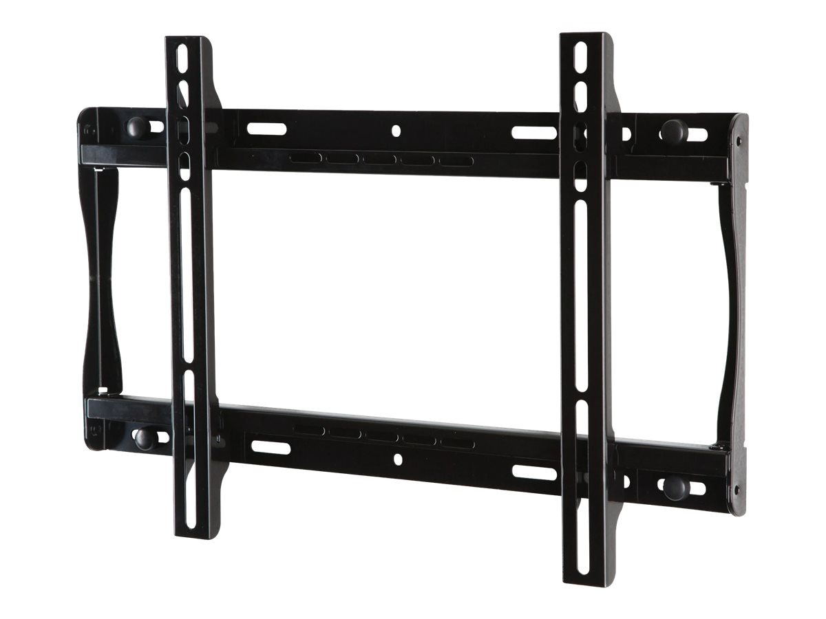 Peerless PARAMOUNT Universal Flat Wall Mount PF640 mounting kit - for LCD display - gloss black