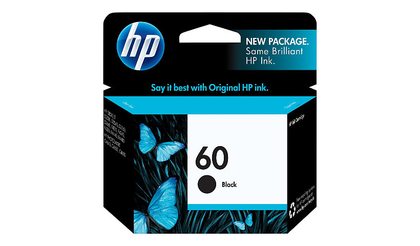 HP 60 Original Ink Cartridge - Single Pack