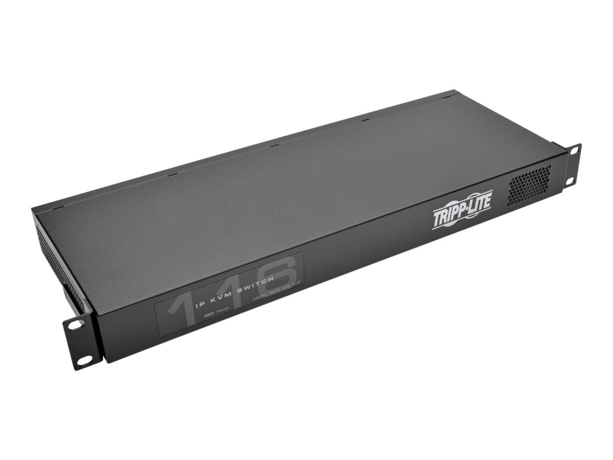 Tripp Lite 16-Port Cat5 IP KVM Switch Compact 1+1 User Rackmount TAA KVM  switch 16 ports rack-mountable TAA B072-016-1-IP KVM Switches 