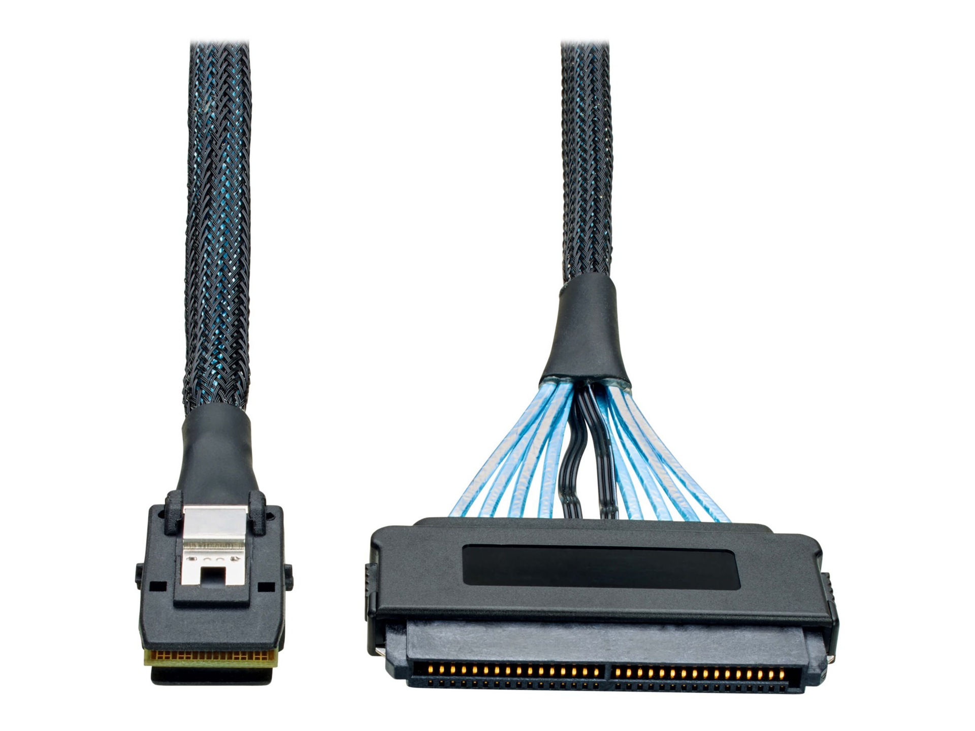 Tripp Lite 3ft Internal SAS Cable mini-SAS SFF-8087 to 32pin SFF-8484 4-in-1 3' - SAS internal cable - 3 ft