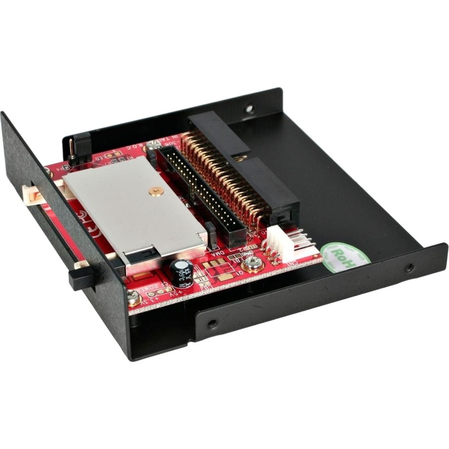 StarTech.com 3.5in Drive Bay IDE to Single CF SSD Adapter Card Reader -  35BAYCF2IDE - Proximity Cards & Readers 