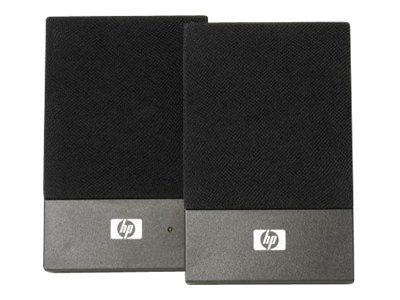 HP Thin USB Powered Speakers - speakers - for PC