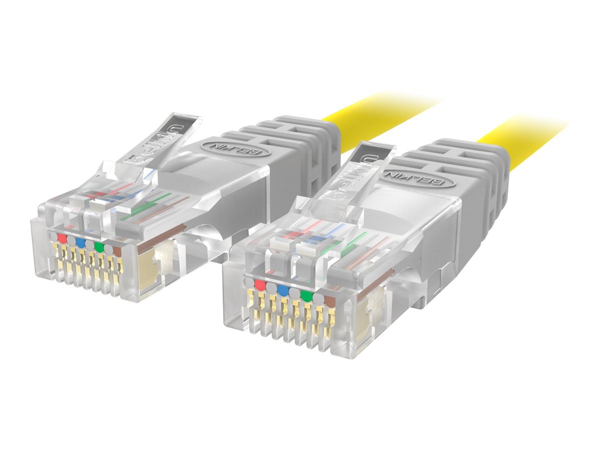Belkin crossover cable - 6 ft - yellow