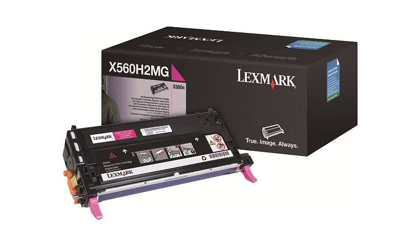 Lexmark X560H2MG Hi Yield Magenta Toner Cartridge