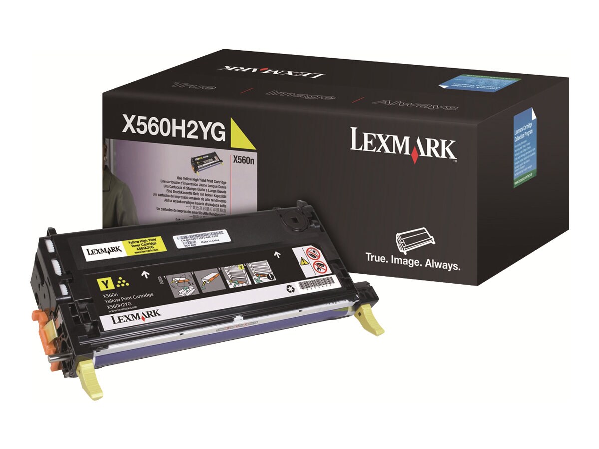 Lexmark X560H2MG Hi Yield Yellow Toner Cartridge