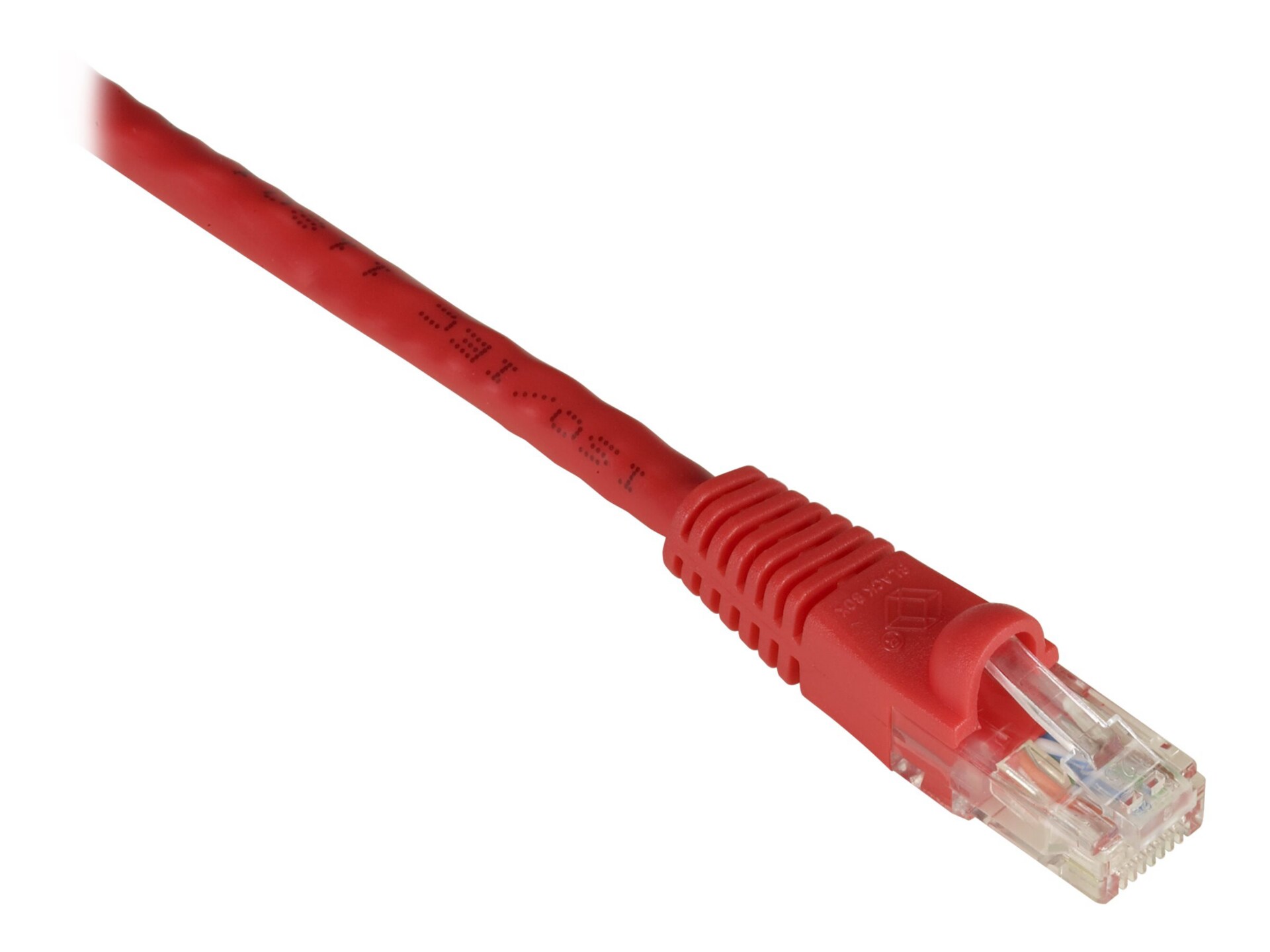 Black Box GigaTrue 550 - patch cable - 3 ft - red