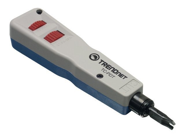 TRENDnet Punch Down Tool With 110 And Krone Blade, Insert & Cut Terminations In One Operation, Precision Blades Are