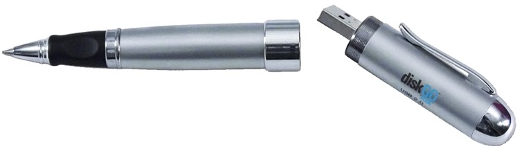 EDGE DiskGO USB 2.0 Flash Drive Plus Ink Pen - USB memory pen - 2 GB