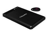 Aluratek – 2.5" USB 2.0 Ext Hard Drive W/Security Key Encryption - 250 GB
