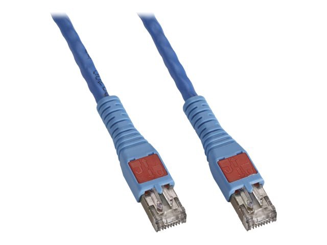 Black Box CAT6a Blade Server Patch Cable - patch cable - 3 ft - blue