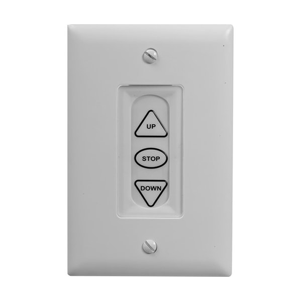 Da-Lite Low Voltage Wall Switch - White