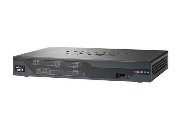Cisco 881 Ethernet Security - router - desktop