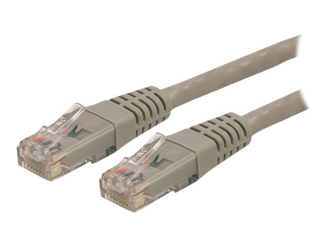StarTech.com Molded Cat 6 UTP Patch Cable - ETL Verified - patch cable - 7 ft - gray
