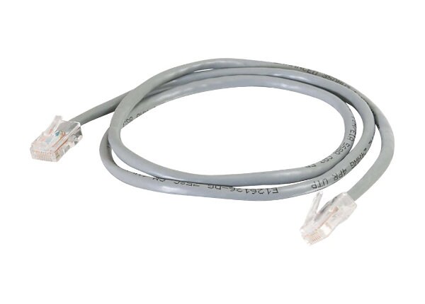 C2G Cat5e Non-Booted Unshielded (UTP) Network Patch Cable - patch cable - 91.4 cm - gray