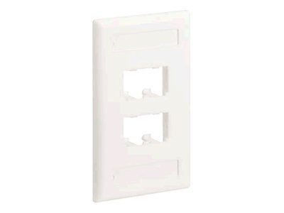 Panduit MINI-COM Classic Series Faceplates with Label and Label Cover - faceplate