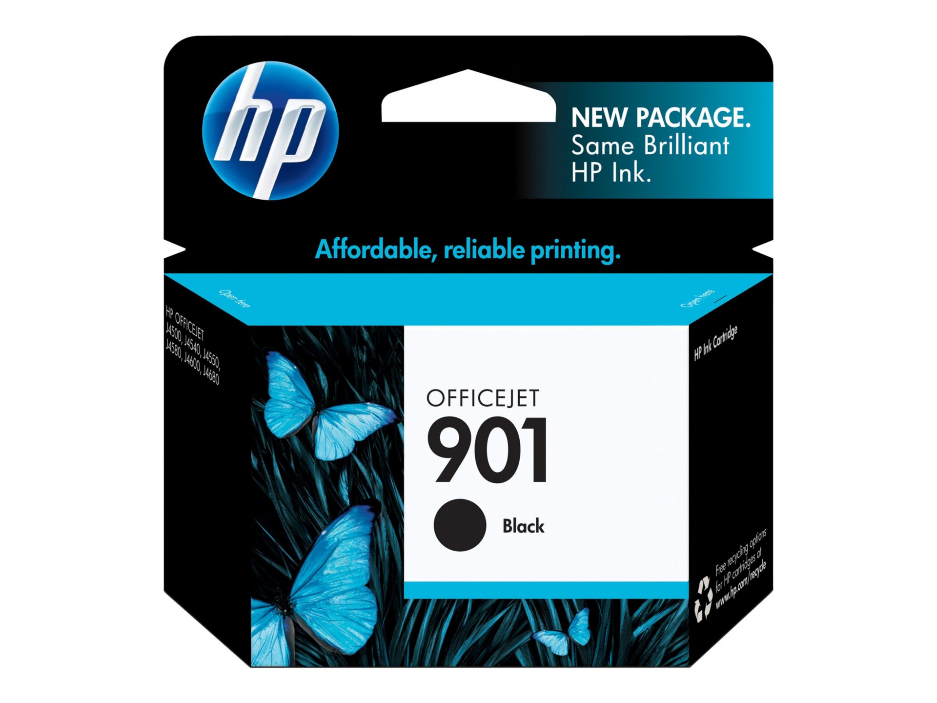 HP #901 INK BLK YLD 200 PAGES