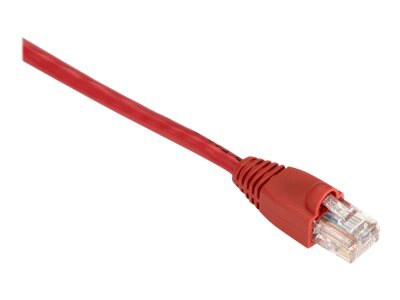 Black Box 4ft Cat5 CAT5e 350mhz Red UTP PVC Snagless Patch Cable 4'