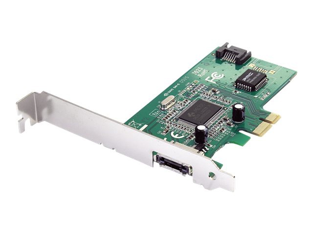 StarTech.com 1 Port eSATA + 1 Port SATA PCI Express SATA Controller Card - storage controller (RAID) - SATA 3Gb/s /