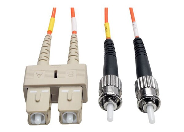 Tripp Lite 2M Duplex Multimode 50/125 Fiber Optic Patch Cable SC/ST 6' 6ft 2 Meter - patch cable - 2 m - orange
