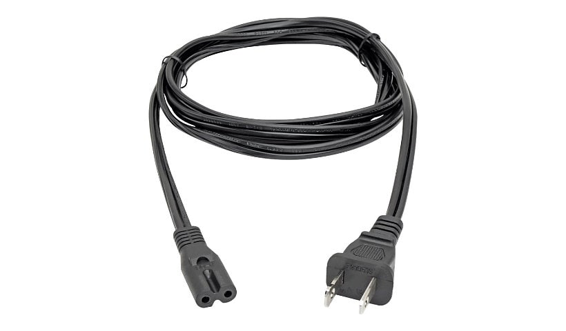 Tripp Lite 6ft Laptop / Notebook Power Cord Cable 1-15P to C7 10A 18AWG 6' - power cable - NEMA 1-15 to IEC 60320 C7 -