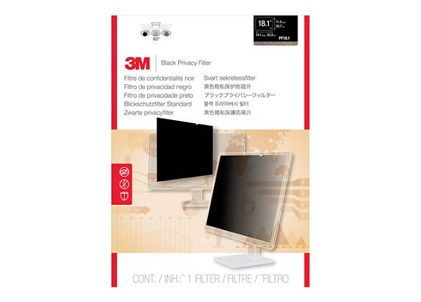 3M Privacy Filter PF18.1 - display privacy filter - 18.1"