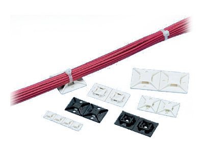 Panduit 4-Way Adhesive Backed Cable Tie Mounts-self-adhesive cable tie base
