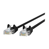 Belkin Cat5e/Cat5 6ft Black Snagless Ethernet Patch Cable, PVC, UTP, 24 AWG, RJ45, M/M, 350MHz, 6'