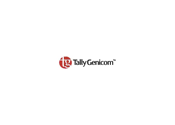 TallyGenicom - black - printer fabric ribbon