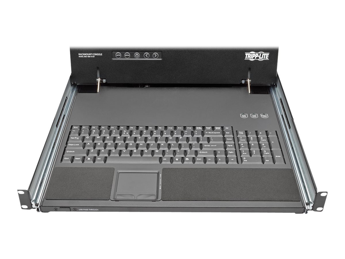 Thumbnail 6 of 6 for Eaton Tripp Lite Series Rack Console Short-Depth KVM Cable Kit w/ 19" LCD VGA 1U TAA - KVM console - 19"