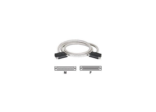 Black Box DB37 Interface Cable - serial RS-422 / RS-485 / RS-449 cable - 5 ft - gray