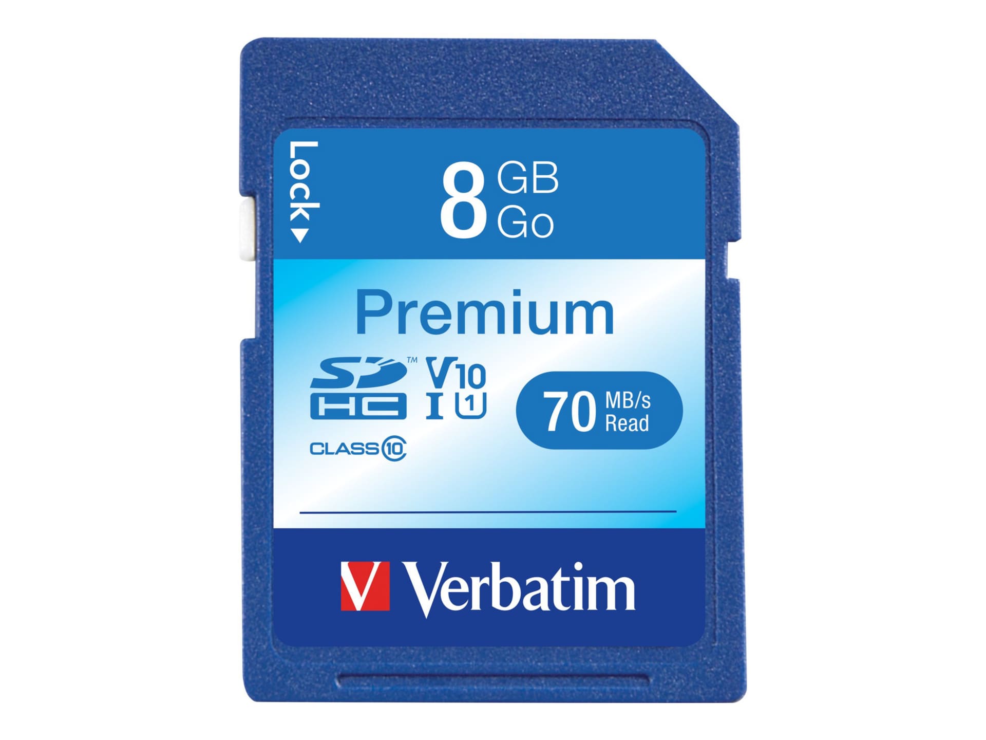 Verbatim Premium - flash memory card - 8 GB - SDHC