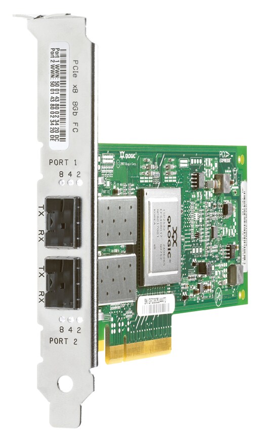 HP StorageWorks 81E PCI-e Fibre Channel Host Bus Adapter ingle Port - netw