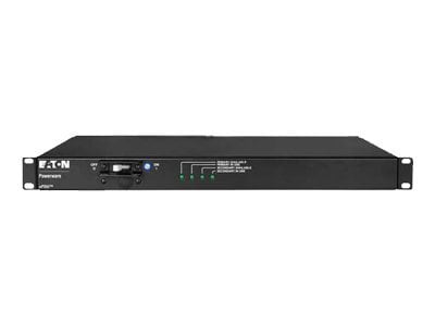Eaton ATS Rack PDU 1U 1.44 kW 12A 110-125V 2 NEMA 5-15P Inputs 8 5-15R Outp