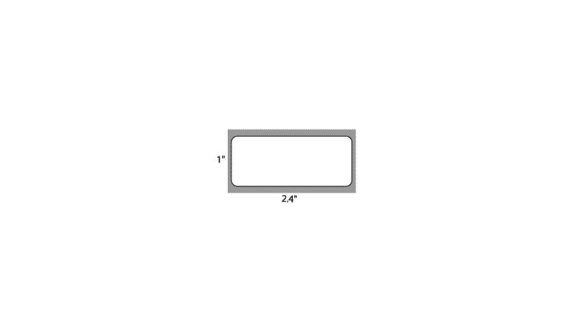 Cognitive 2.4" x 1" Gap-Cut Thermal Labels