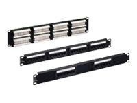 C2G 48-Port Cat5E 110-Type Patch Panel - patch panel - 2U - 19"