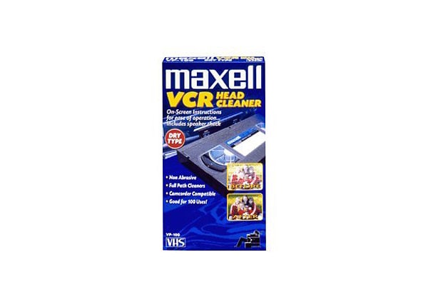 Maxell VP 100 cleaning VHS tape