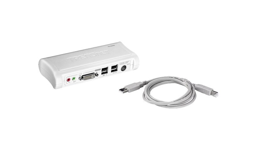TRENDNet 2-Port DVI USB KVM Switch with Audio Kit