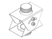 Peerless Custom Cathedral Ceiling Adapter MIS213 - mounting component - for projector - white