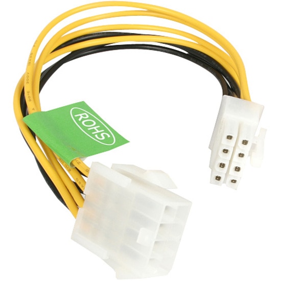 StarTech.com EPS 8 Pin Power Extension Cable - Power Extension Cable